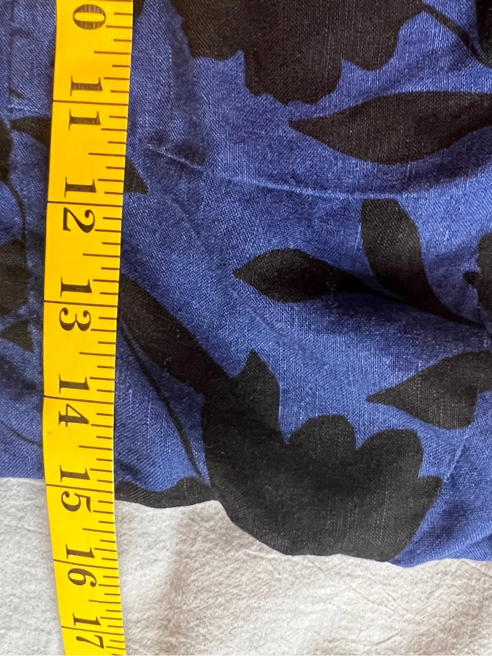 Kate Spade One-Shoulder Blue & Black Floral Jumpsuit Sz 4